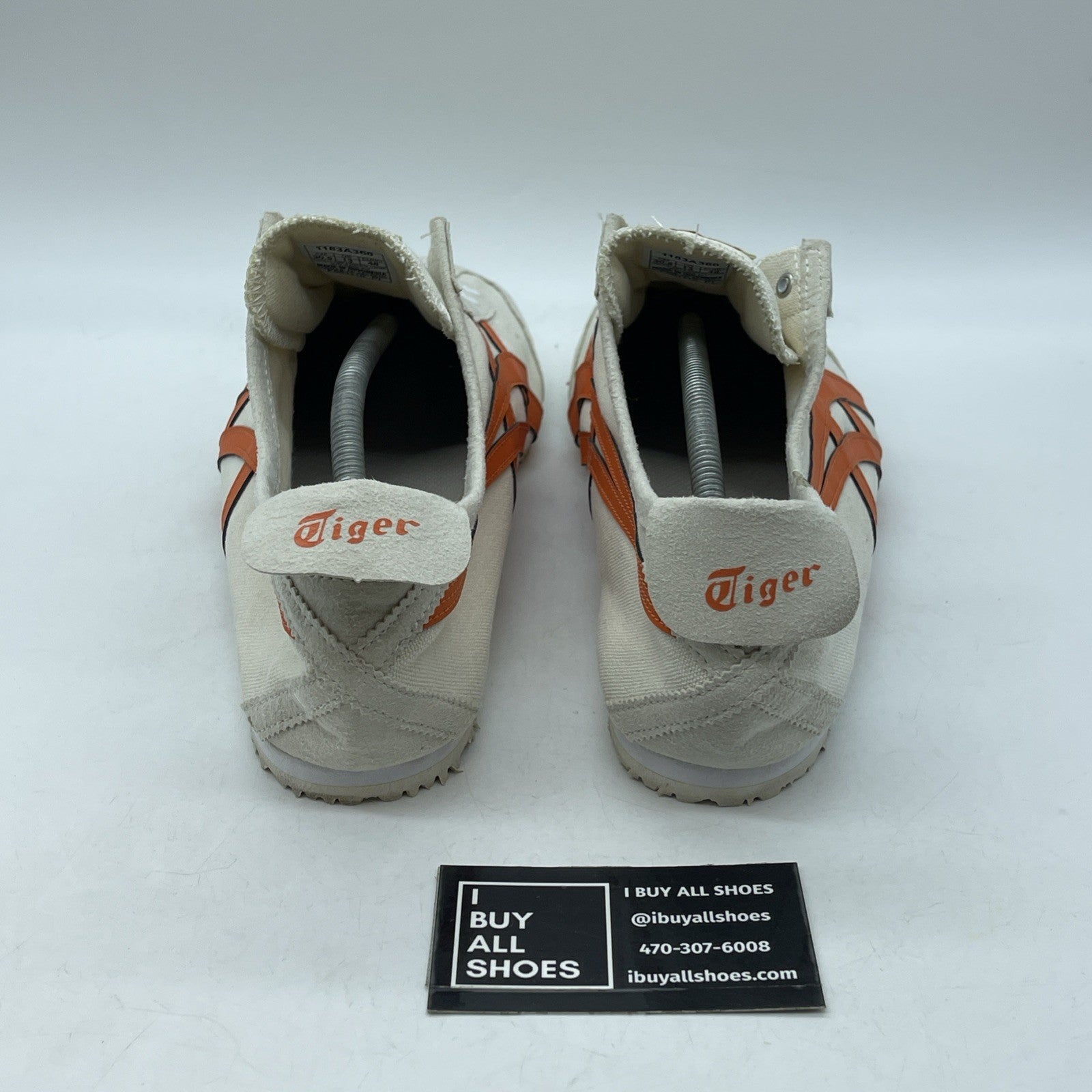 Size 13 - Mexico 66 Slip-on Birch Orange Tan White Suede Leather (1183A360)