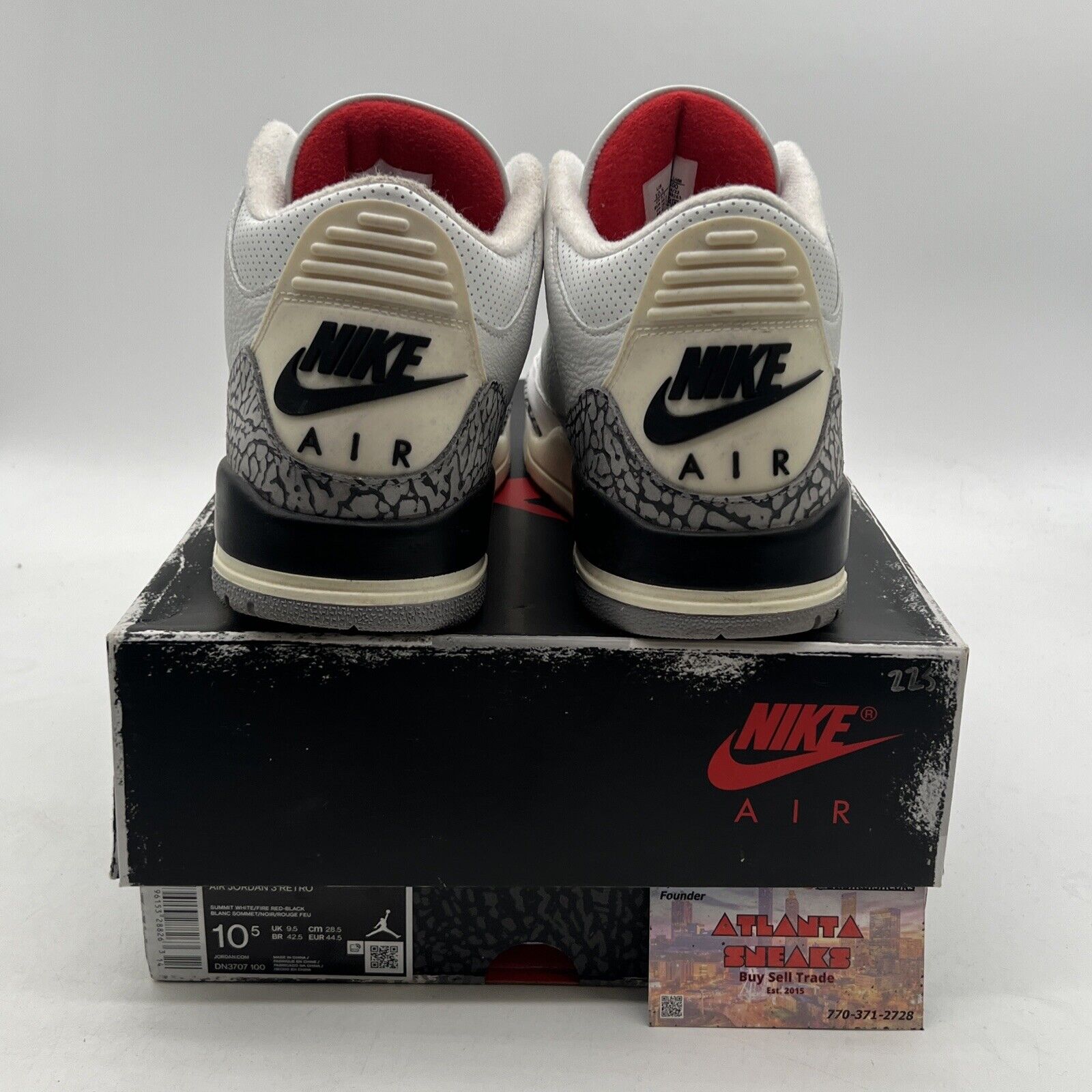 Size 10.5 - Air Jordan 3 Retro Mid White Cement Reimagined (DN3707-100)