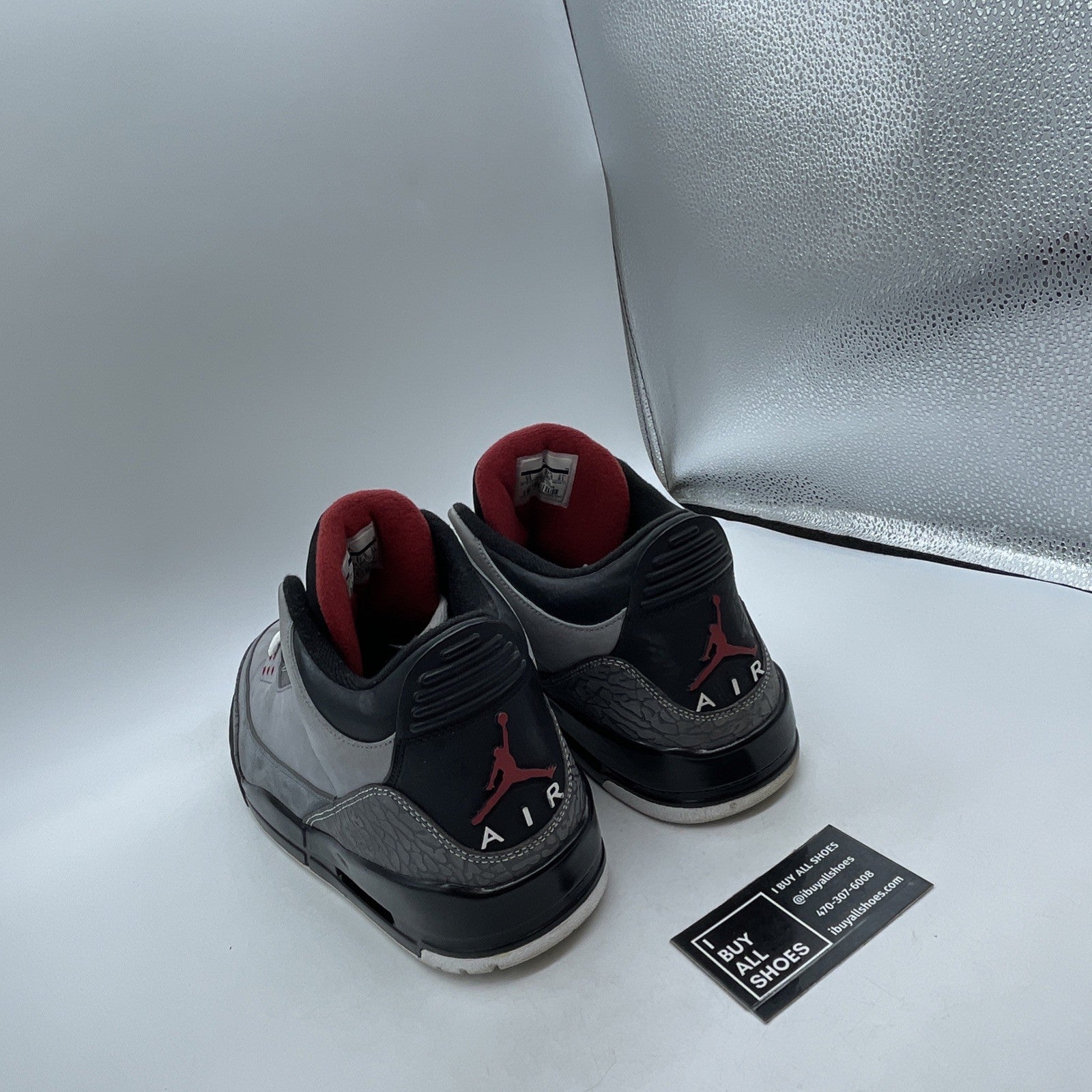Size 13 - Air Jordan 3 Retro Stealth (136064-003)