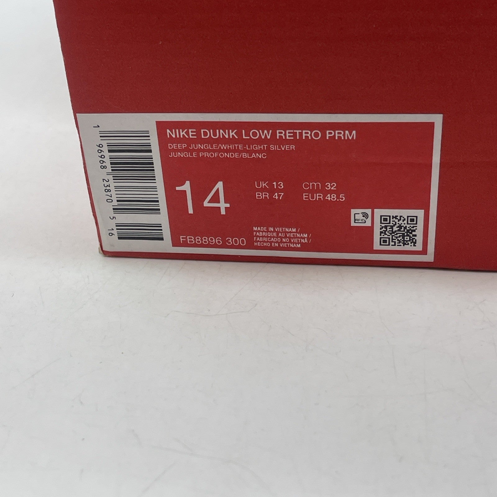 Size 14 - Nike Dunk Premium Low Split Deep Jungle (FB8896-300)