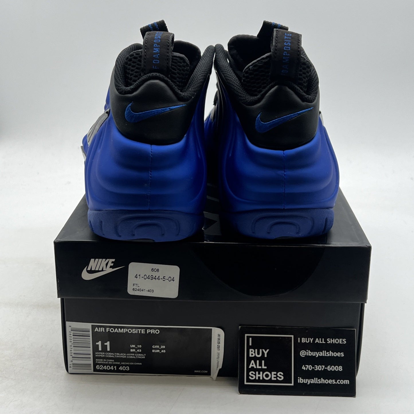 Size 11 - Nike Air Foamposite Pro Hyper Cobalt (624041-403)