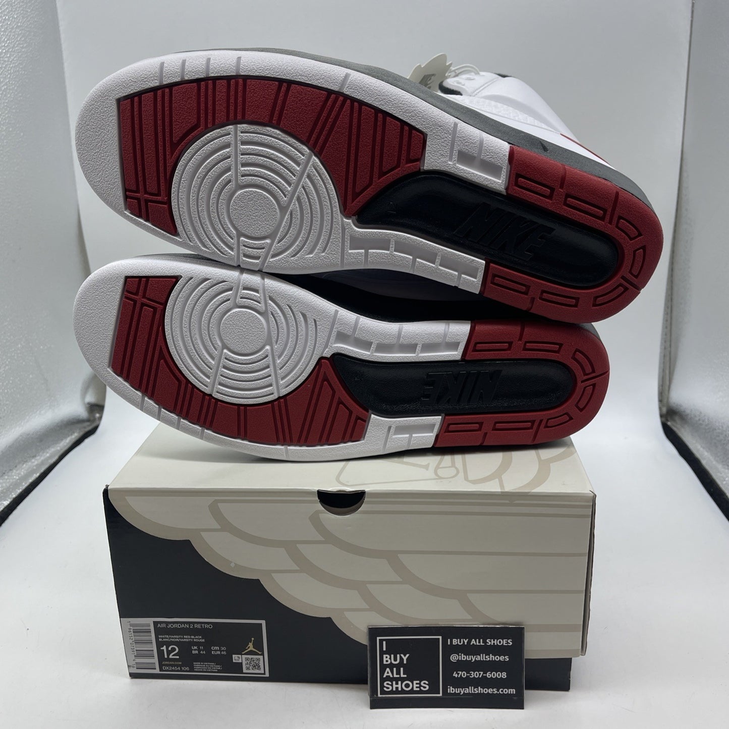 Size 12 - Air Jordan 2 Retro Mid Chicago (DX2454-106)