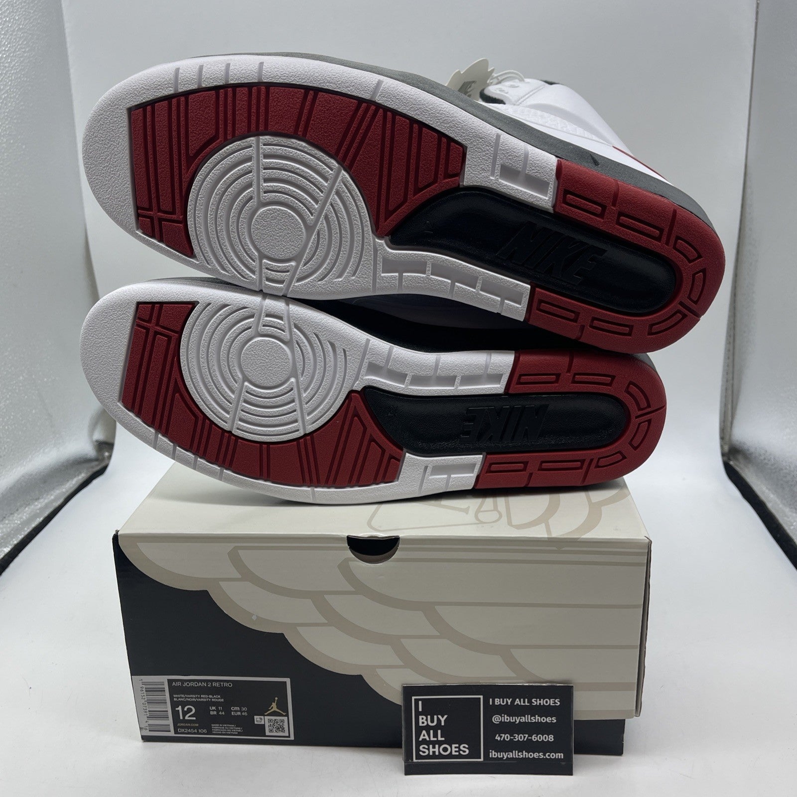 Size 12 - Air Jordan 2 Retro Mid Chicago (DX2454-106)