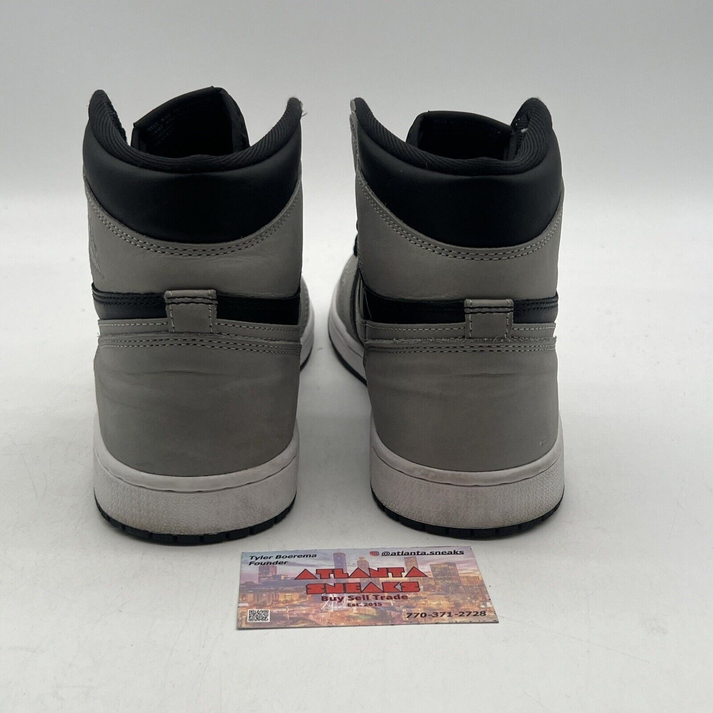 Size 11 - Jordan 1 Retro OG High Shadow 2.0 Black Grey Leather (555088-035)