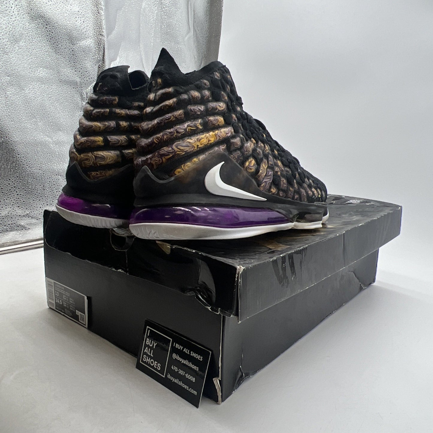 Size 13 - Nike LeBron 17 Lakers (BQ3177-004)