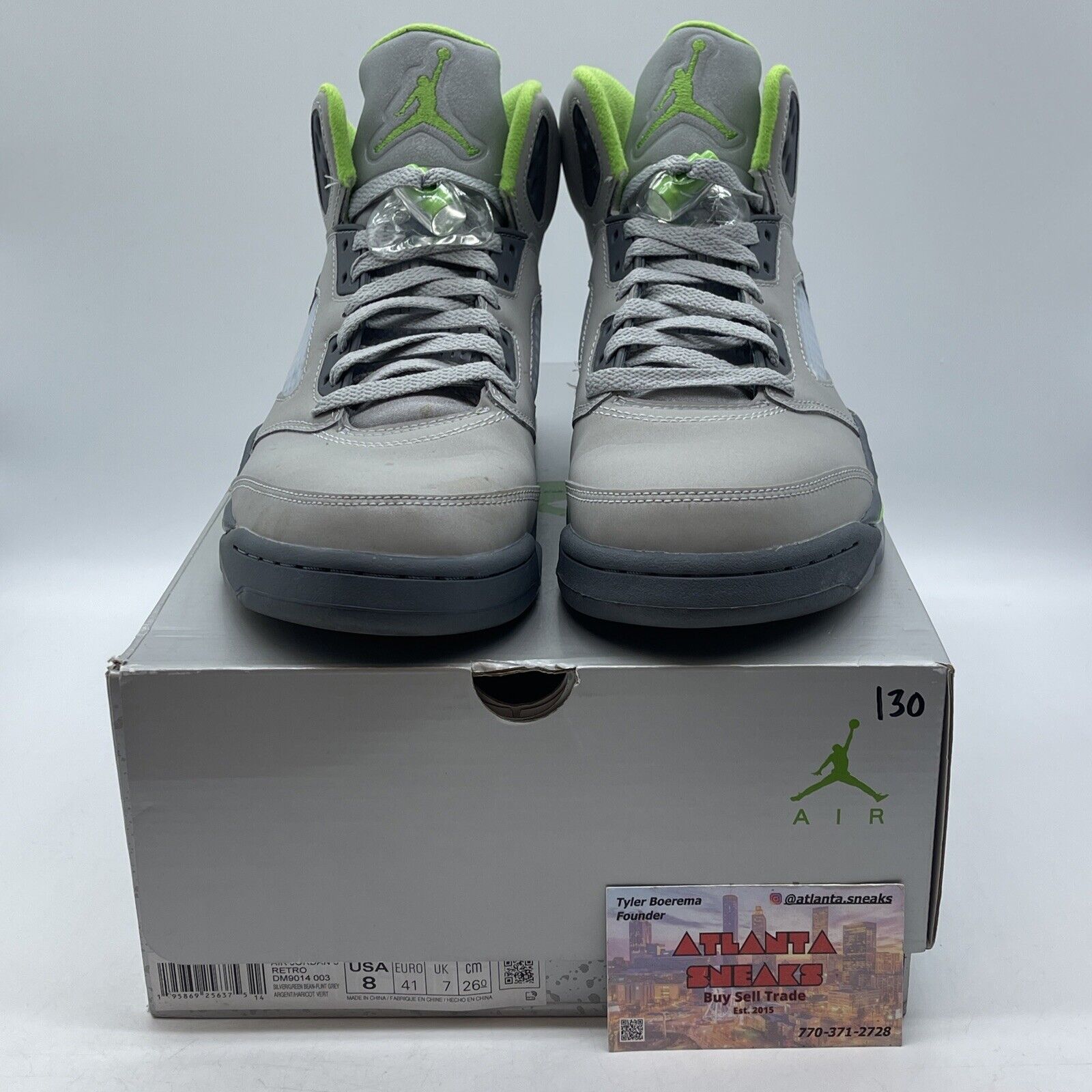 Size 8 - Jordan 5 Retro Green Bean Grey (DM9014-003)