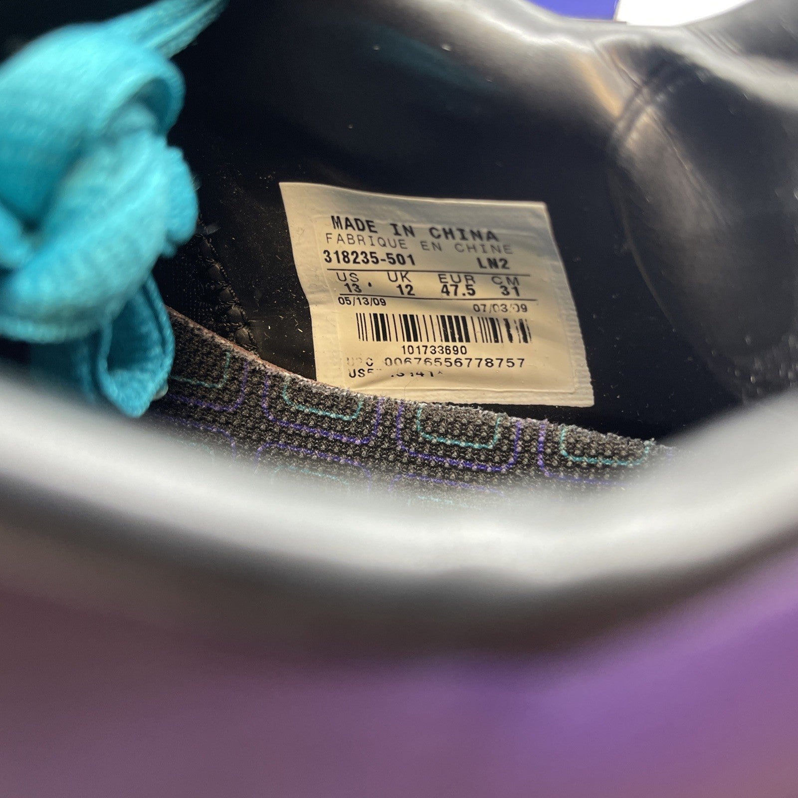 Size 13 - Nike Zoom Tre A.D. Grand Purple (318235-501)