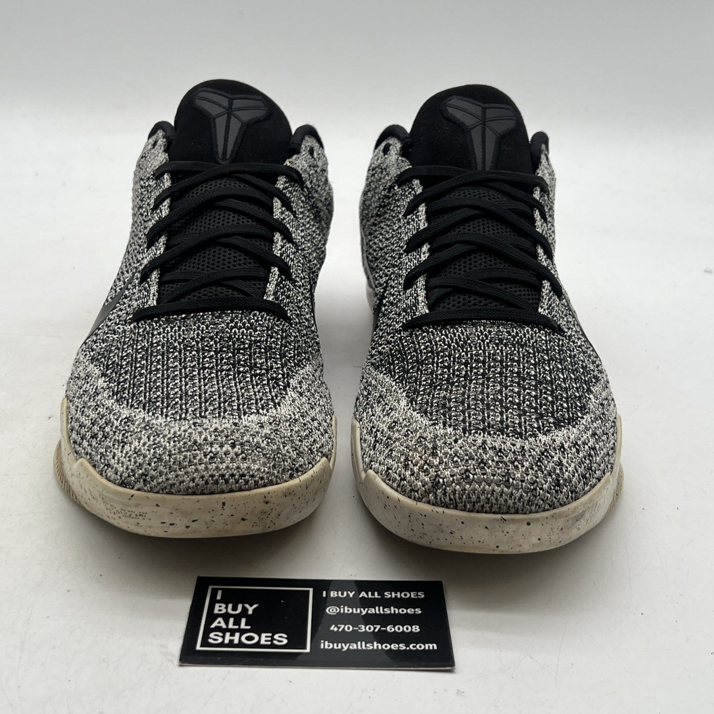 Size 13.5 - Nike Kobe 11 Elite Low Oreo (822675-100)