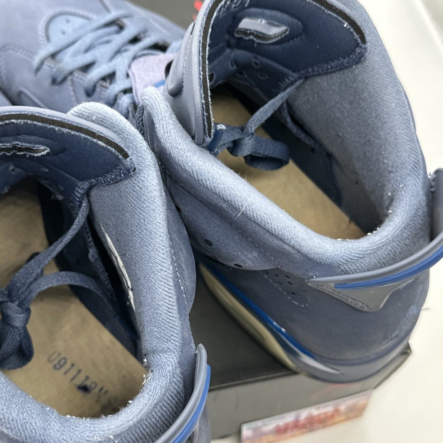 Size 12 - Jordan 6 Retro Jimmy Butler, Diffused Blue 2018 Rare Colroway OG With