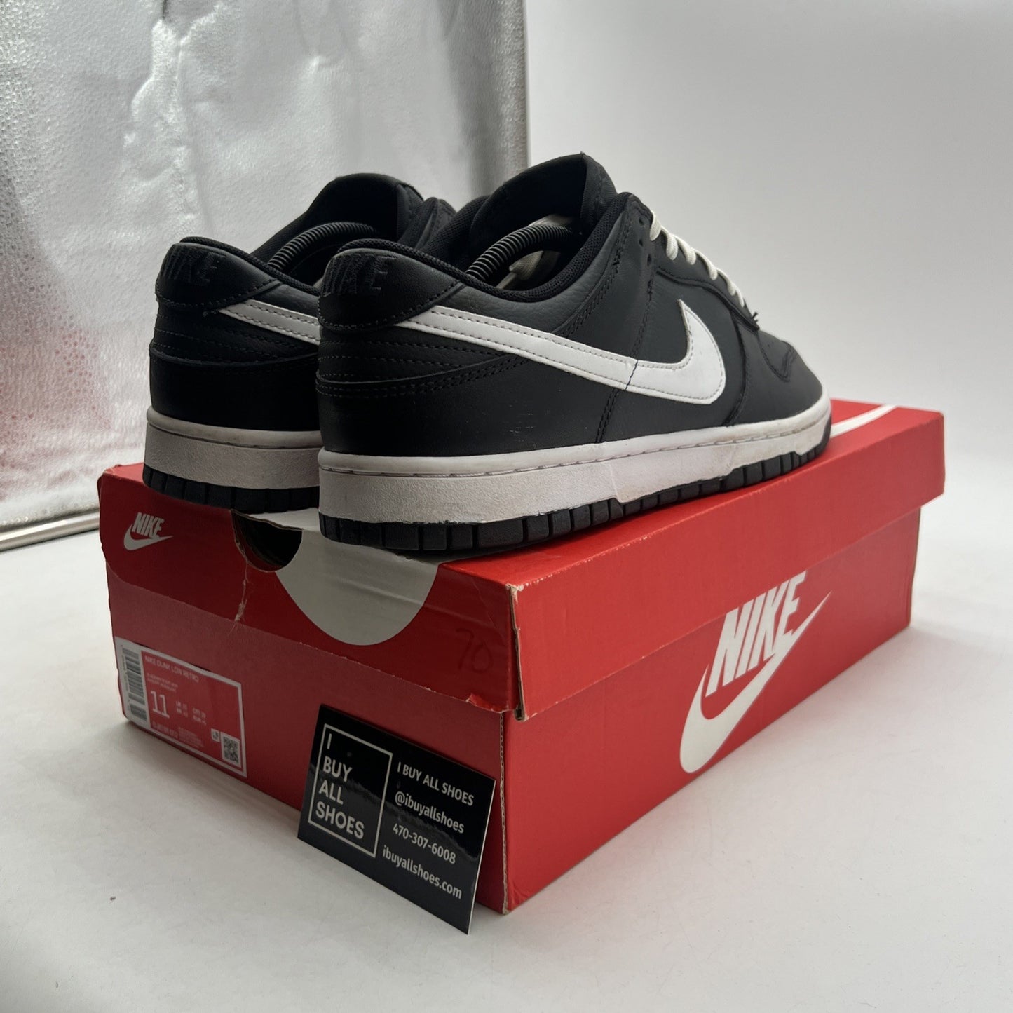 Size 11 - Nike Dunk Low Black Panda (DJ6188-002)