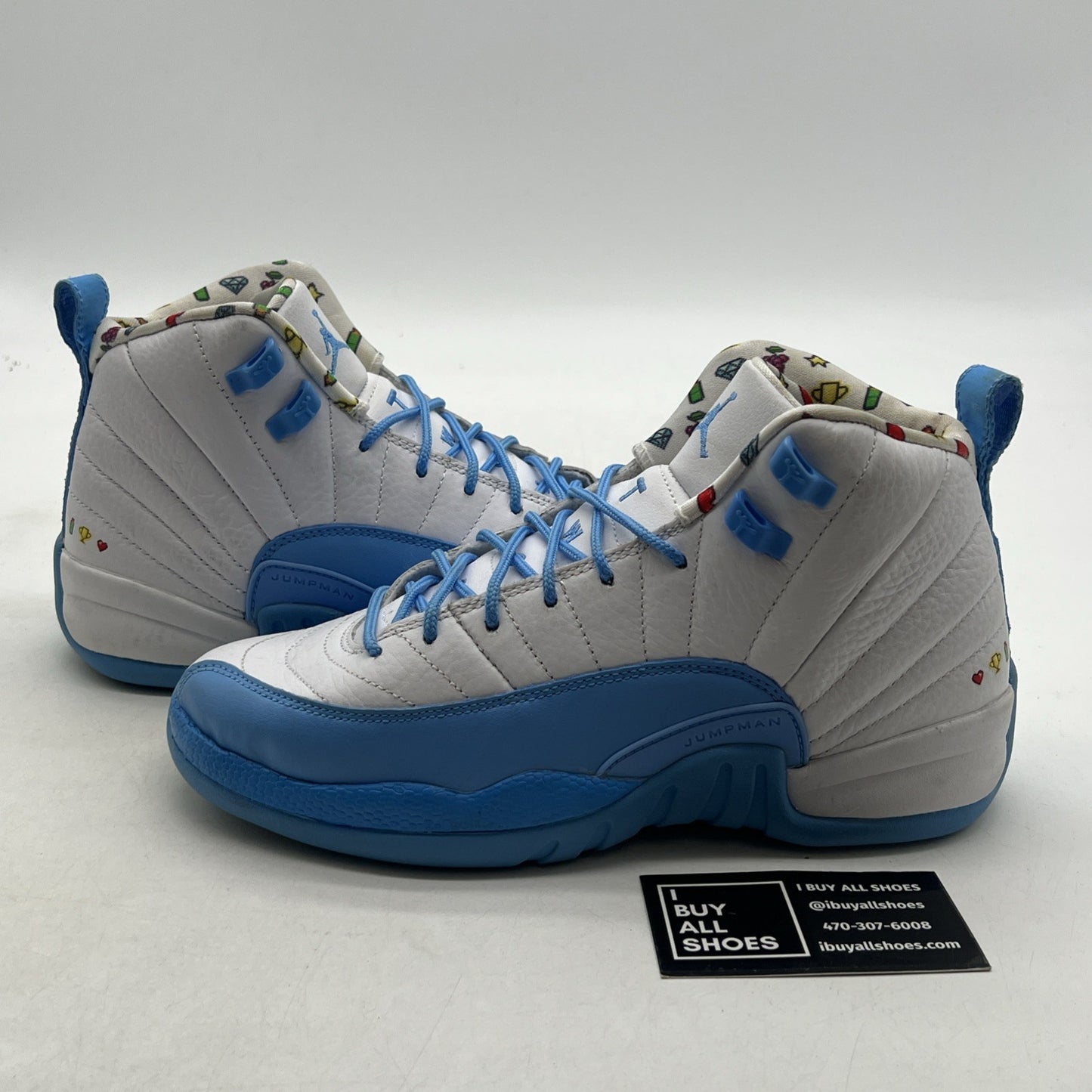 Size 6.5Y - Air Jordan 12 Retro Mid Emoji (DQ4365-114)