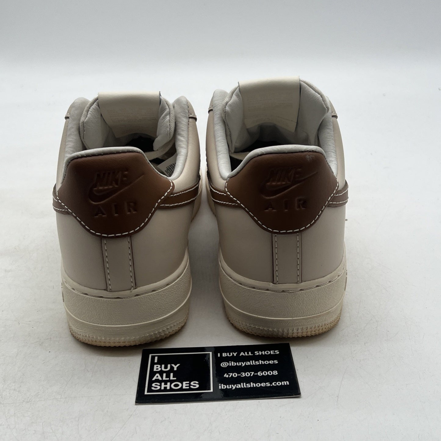 Size 10.5 - Nike Air Force 1 '07 Low Pearl White British Tan (IB8865-221)