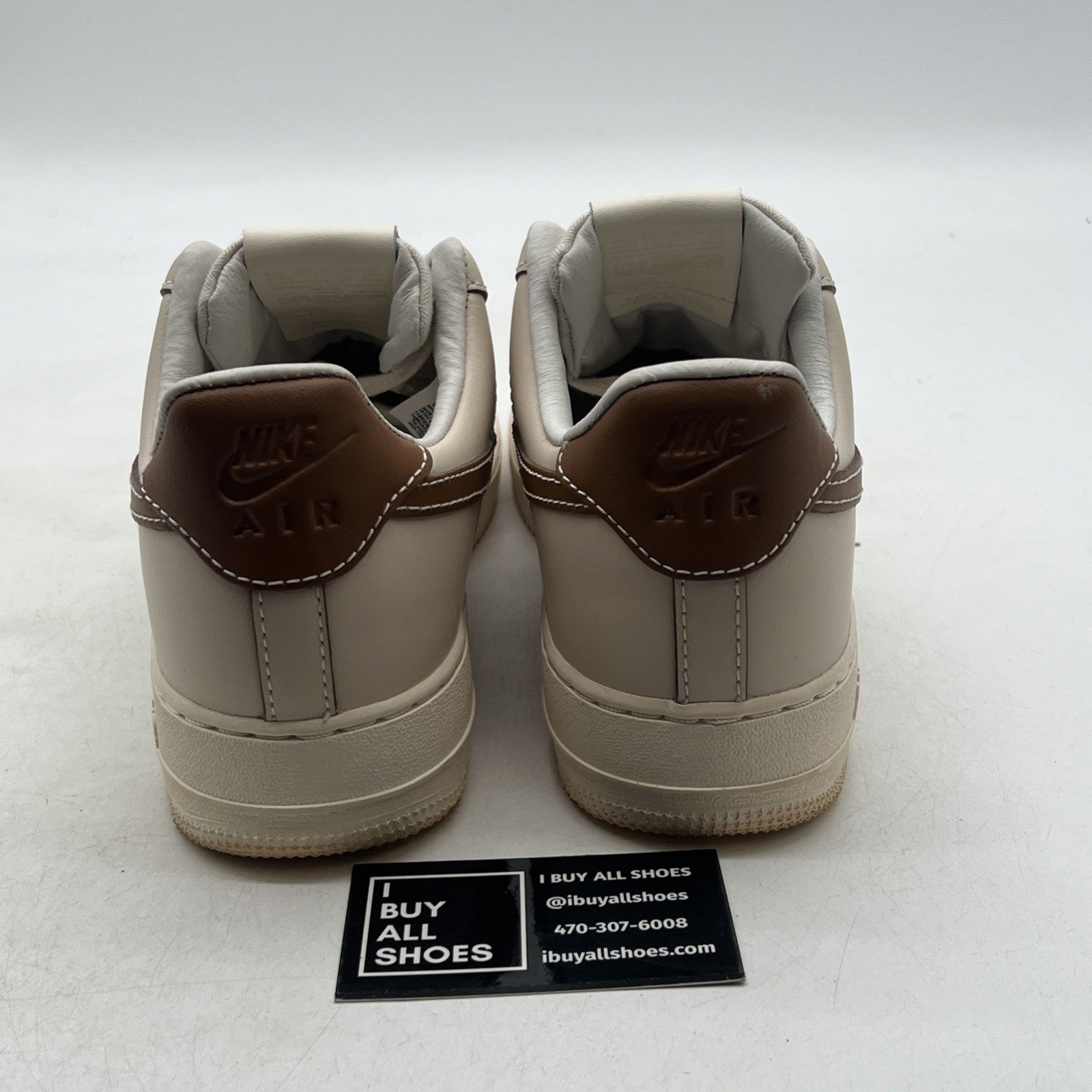 Size 10.5 - Nike Air Force 1 '07 Low Pearl White British Tan (IB8865-221)