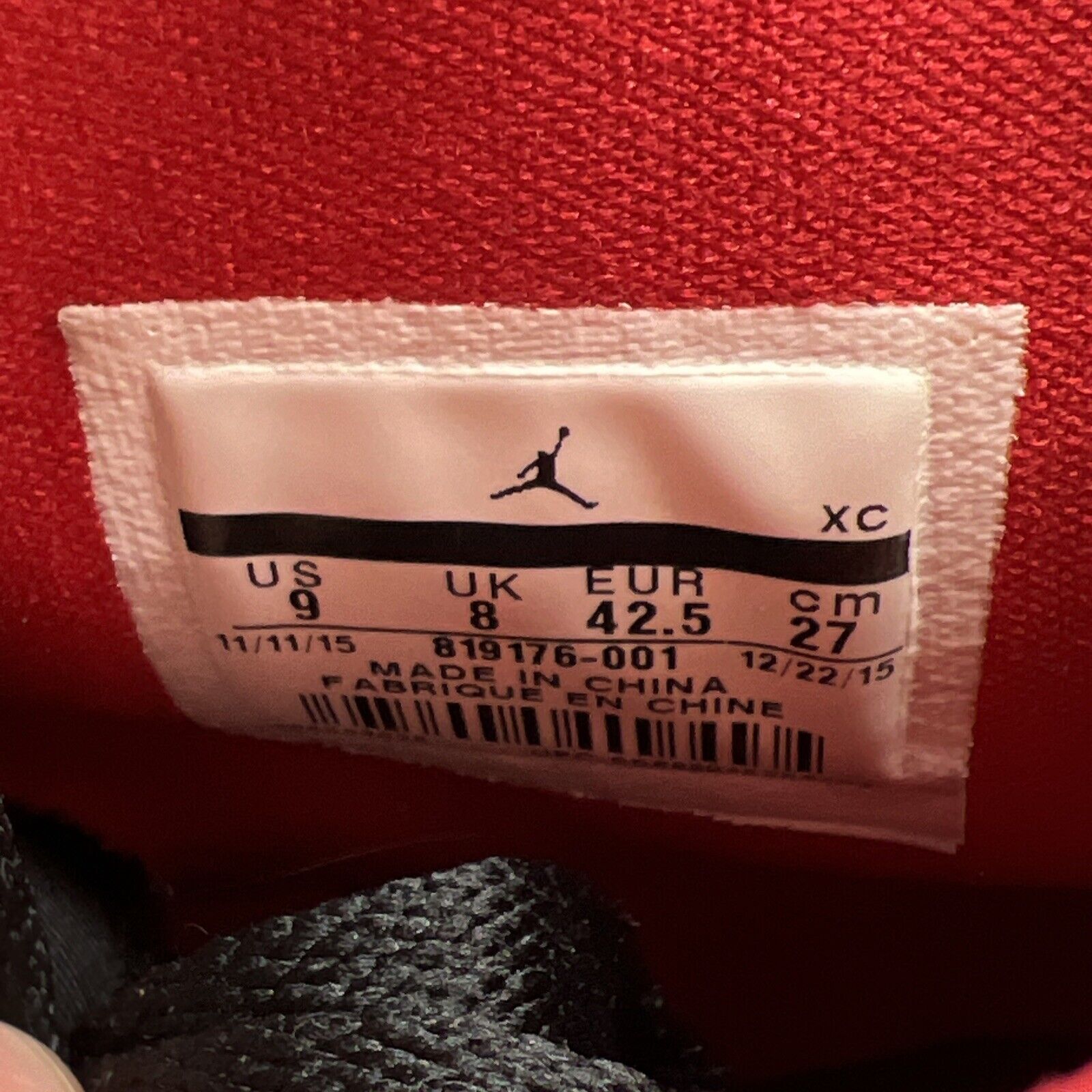 Size 9 - Air Jordan 1 Retro Nouveau High Snakeskin White Red (819176-001)