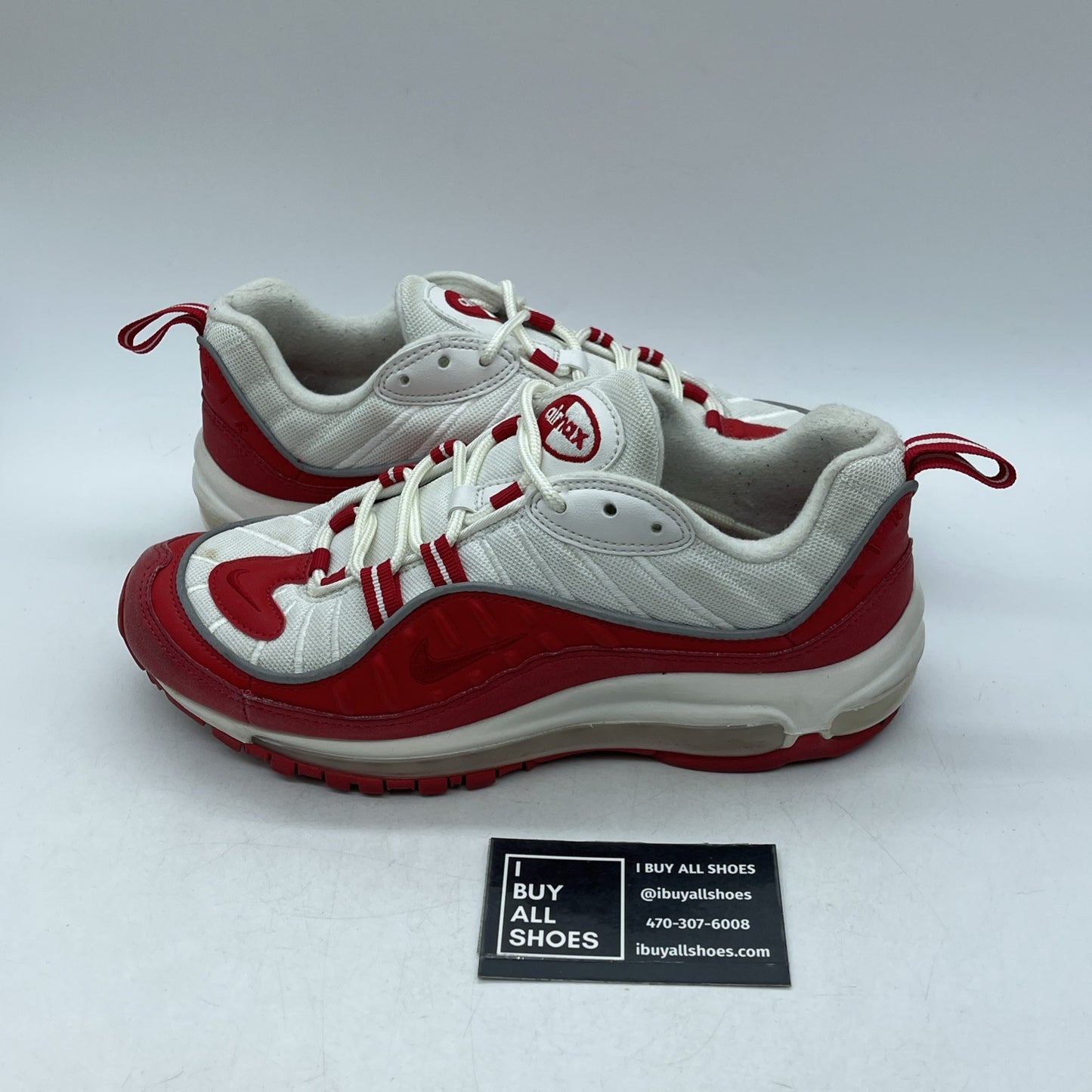 Size 7Y - Nike Air Max 98 'University Red' (640744-602)