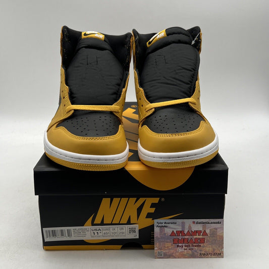 Size 11.5 - Jordan 1 Retro OG High Pollen Black Yellow White (555088-701)