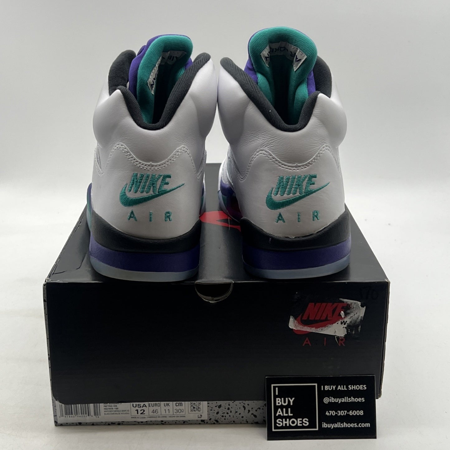 Size 12 - Air Jordan 5 Retro Grape 2013 (HQ7978-100)