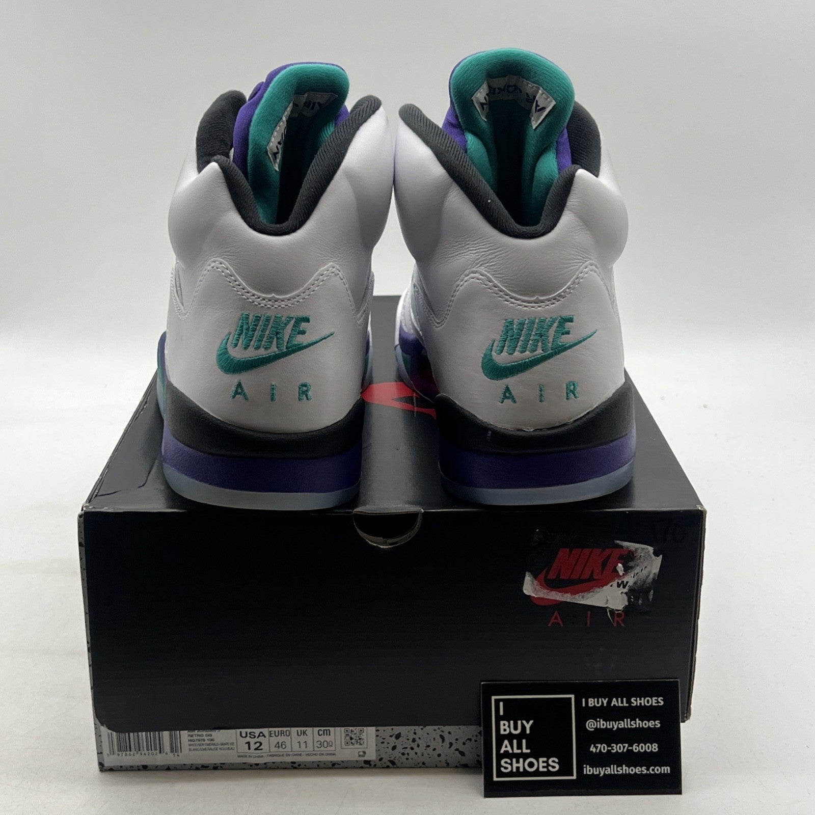 Size 12 - Air Jordan 5 Retro Grape 2013 (HQ7978-100)
