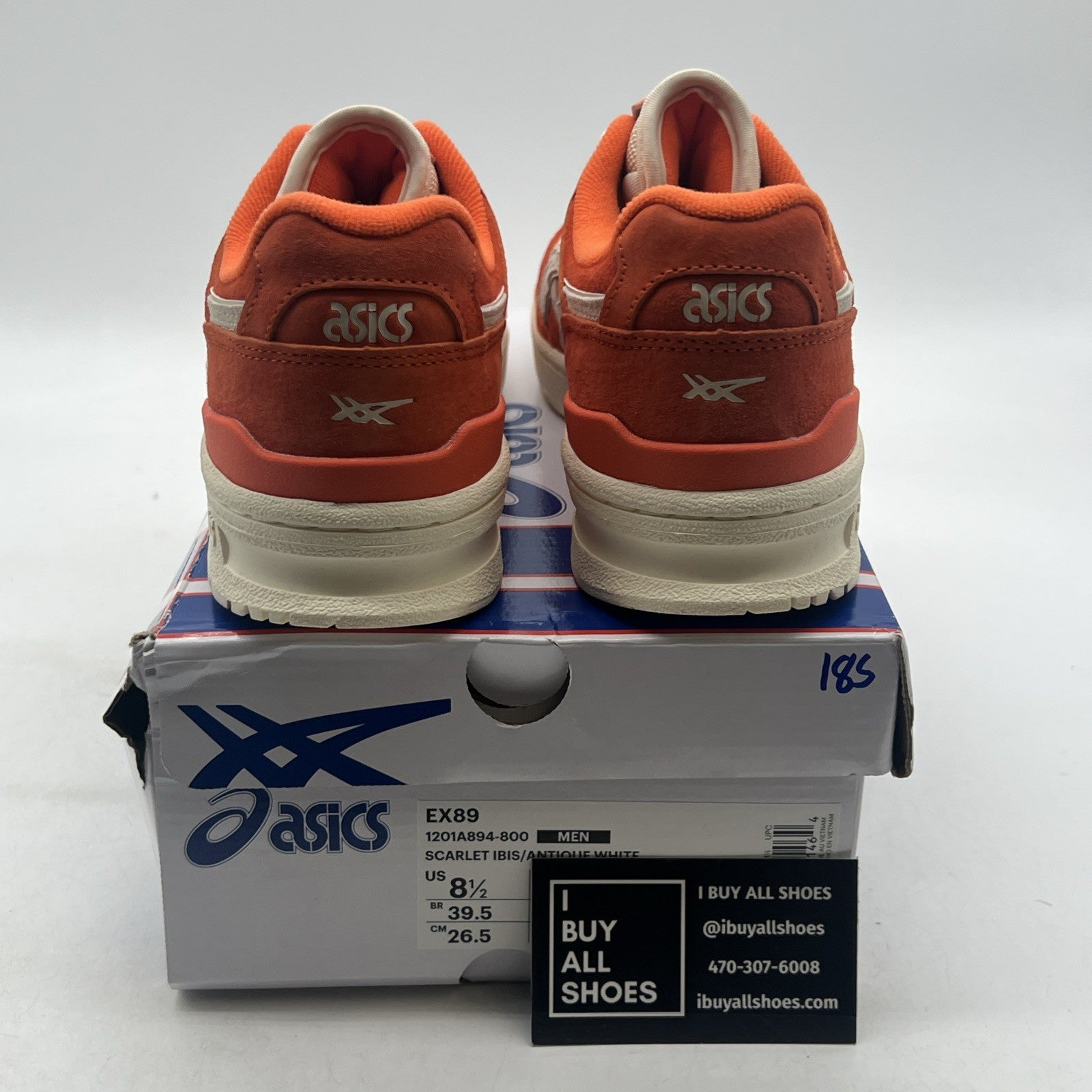 Size 8.5 - ASICS Kith x EX89 Orange (1201A894-800)
