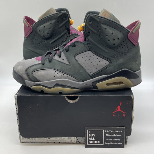 Size 10.5 - Air Jordan 6 Bordeaux Grey Black Suede (CT8529-063)