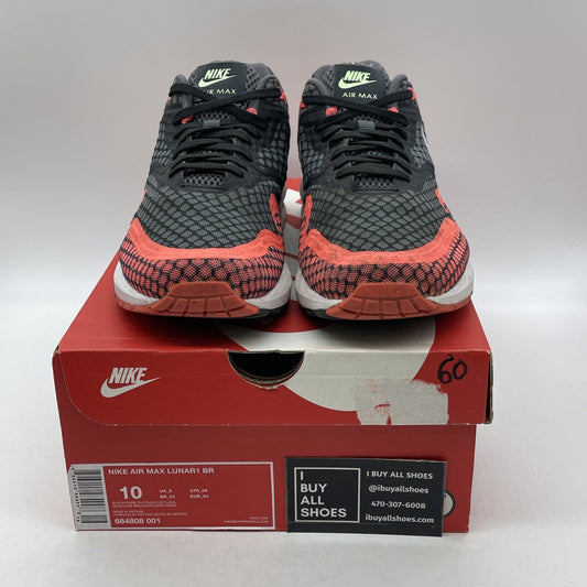 Size 10 - Nike Air Max Lunar 1 BR Black Lava 2015 (684808-001)