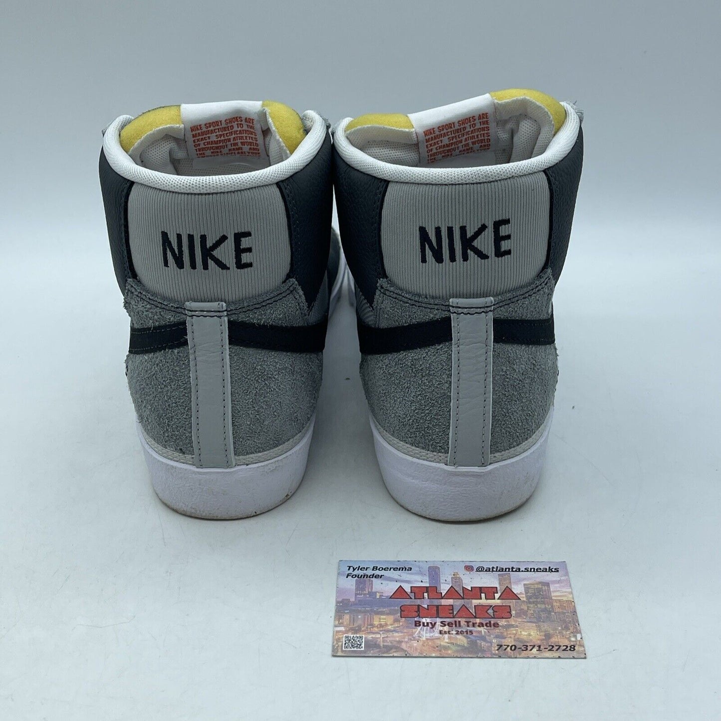 Size 10.5 - Nike Blazer '77 Pro Club Mid Remastered - Grey Black (DQ7673-002)