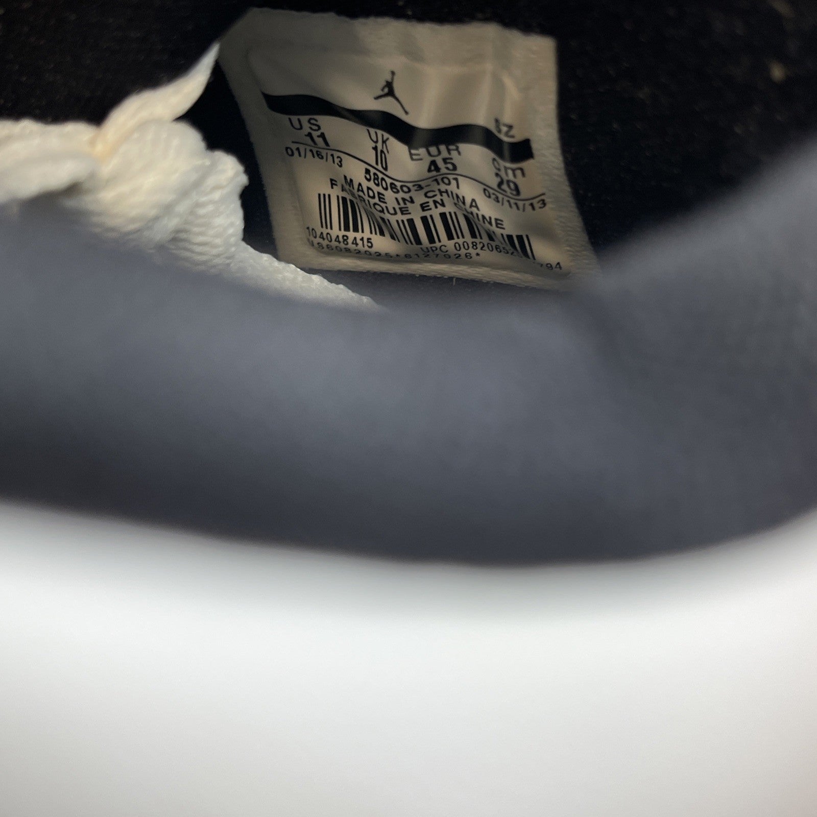 Size 11 - Jordan Son of Mars Low White Cement Suede Leather (580603-101)