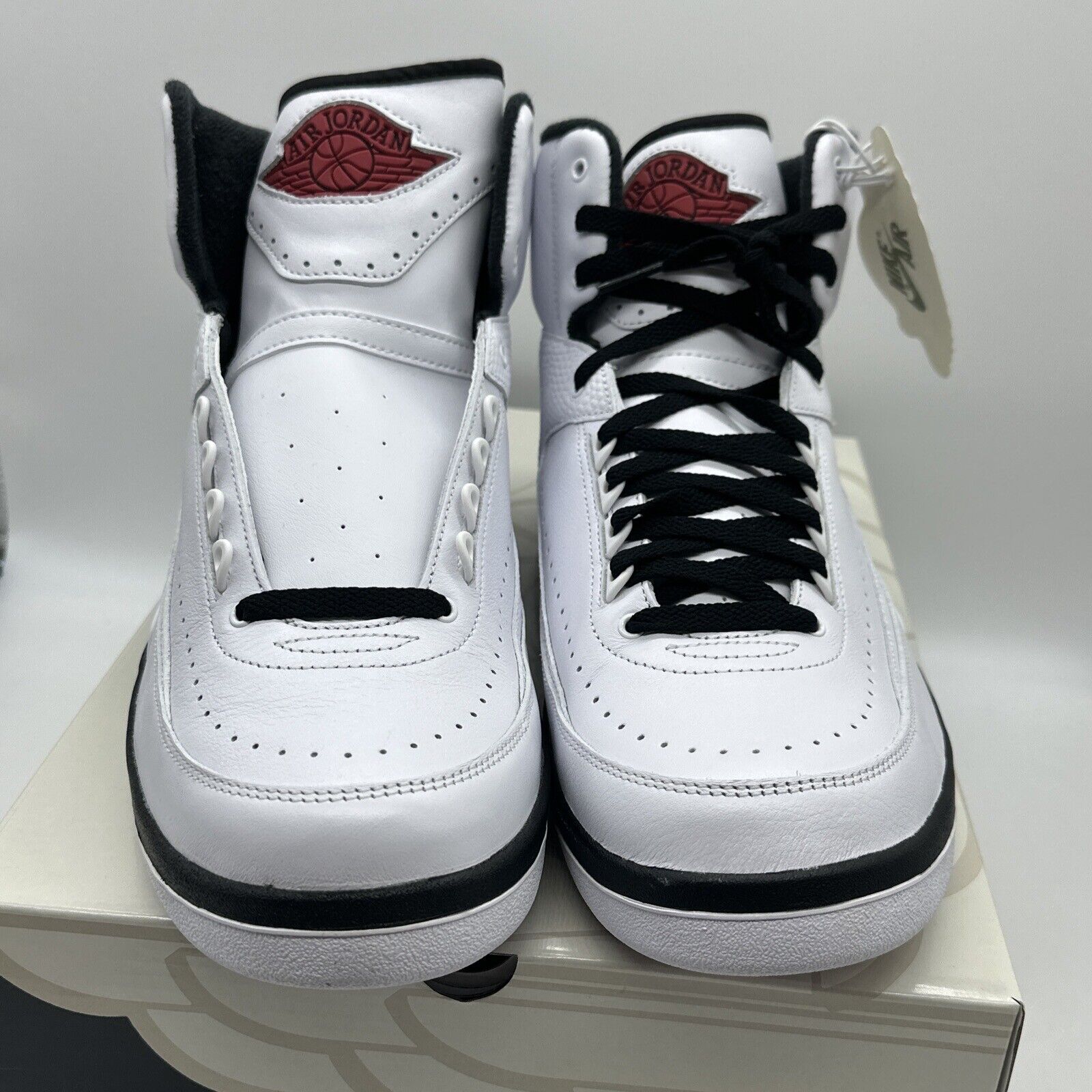 [DX2454-106] Mens Air Jordan Retro 2 OG 'Chicago' (2022) White Red Black Brand N