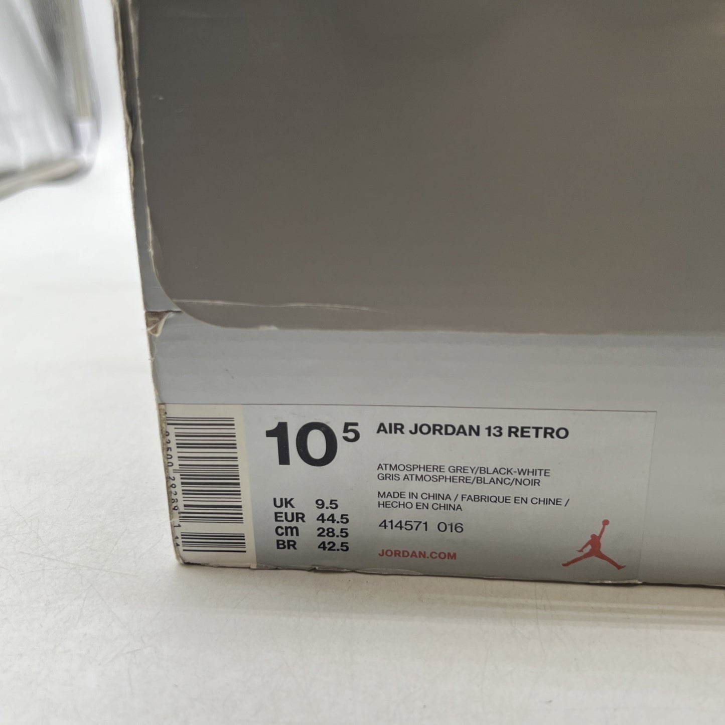Size 10.5 - Air Jordan 13 Retro Atmosphere Grey (414571-016)