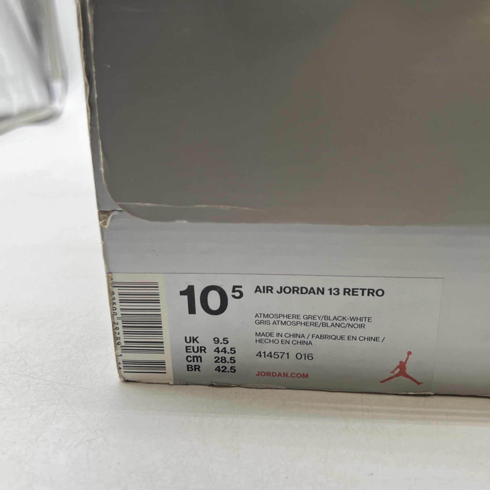 Size 10.5 - Air Jordan 13 Retro Atmosphere Grey (414571-016)