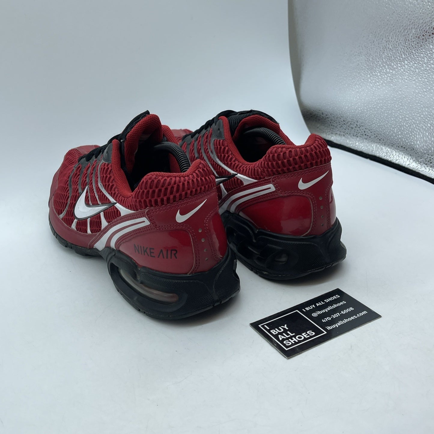 Size 12 - Nike Air Max Torch 4 Gym Red White Black Suede Leather (343846-600)