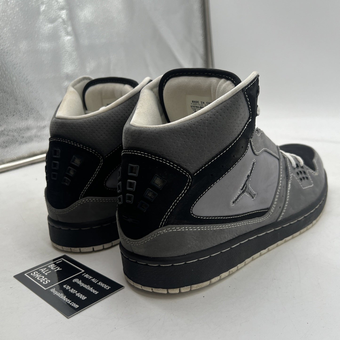 Size 10 - Jordan 1 Flight Gray - (372704-002)