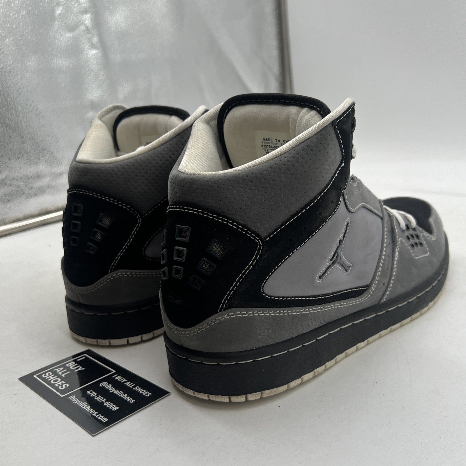 Size 10 - Jordan 1 Flight Gray - (372704-002)
