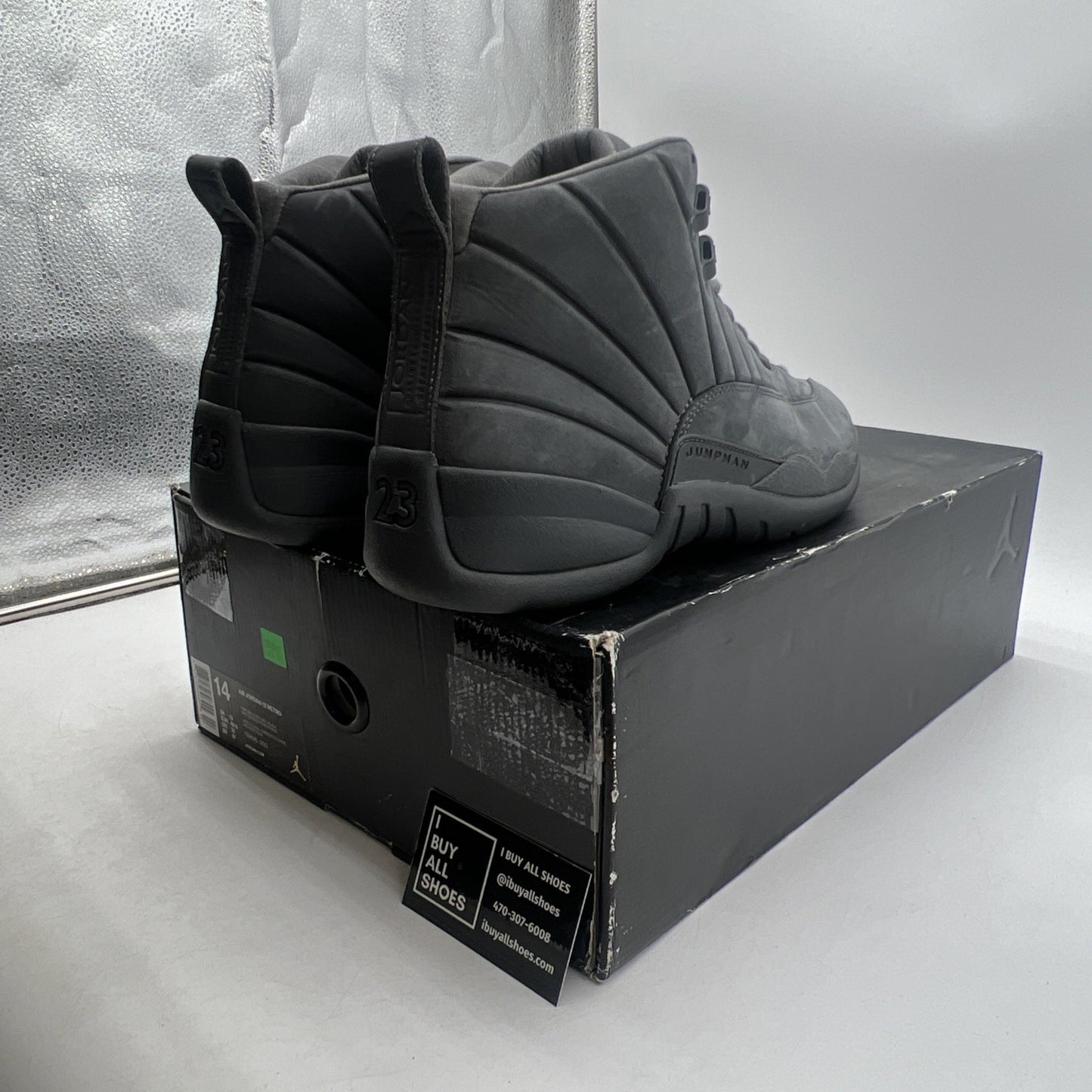 Size 14 - PSNY x Air Jordan 12 Retro Dark Grey (130690-003)