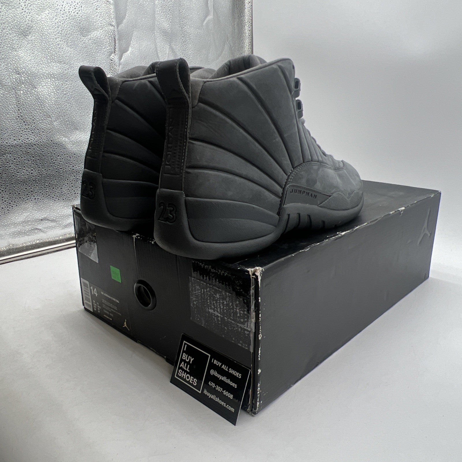 Size 14 - PSNY x Air Jordan 12 Retro Dark Grey (130690-003)