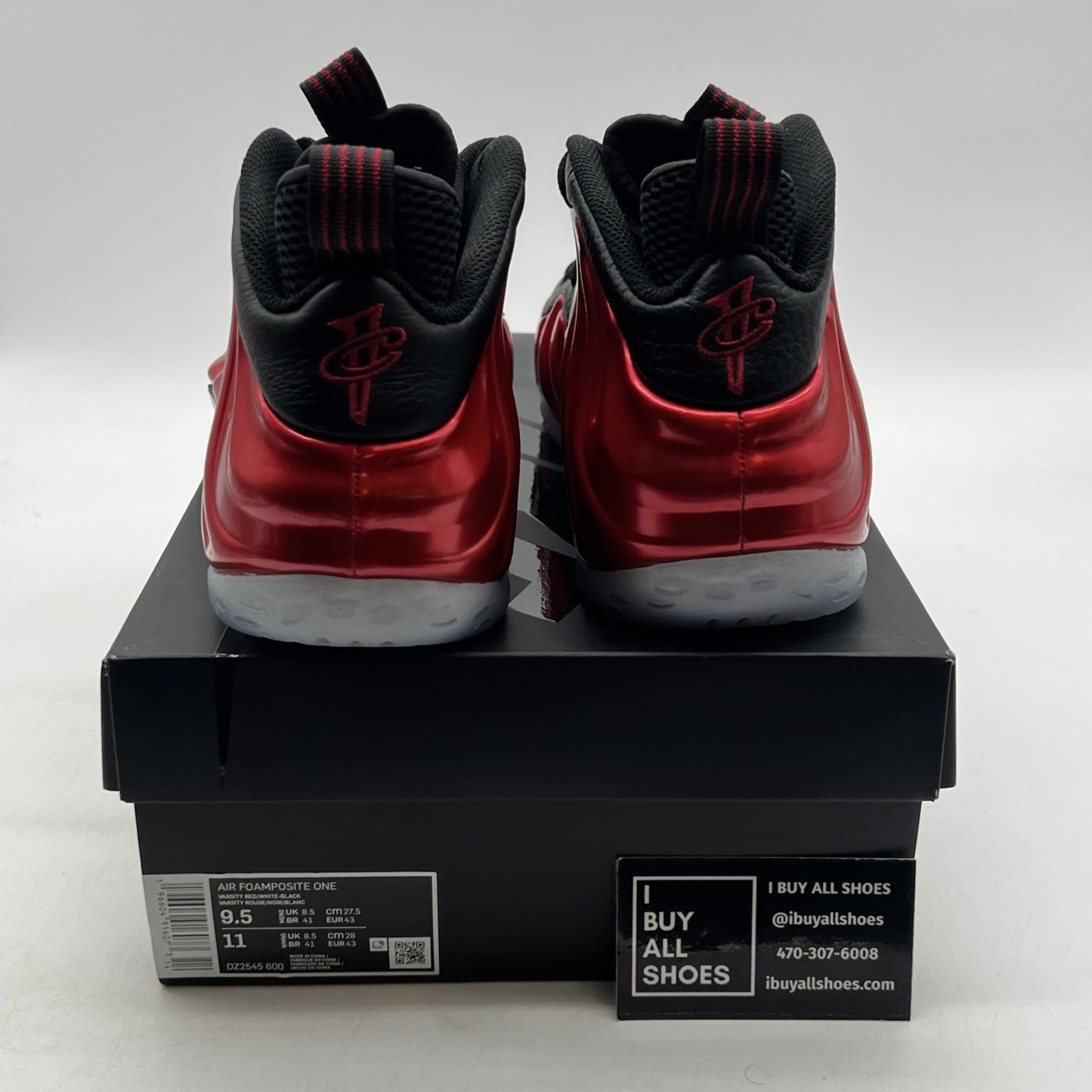 Size 9.5 - Nike Air Foamposite One 2023 Metallic Red (DZ2545-600)