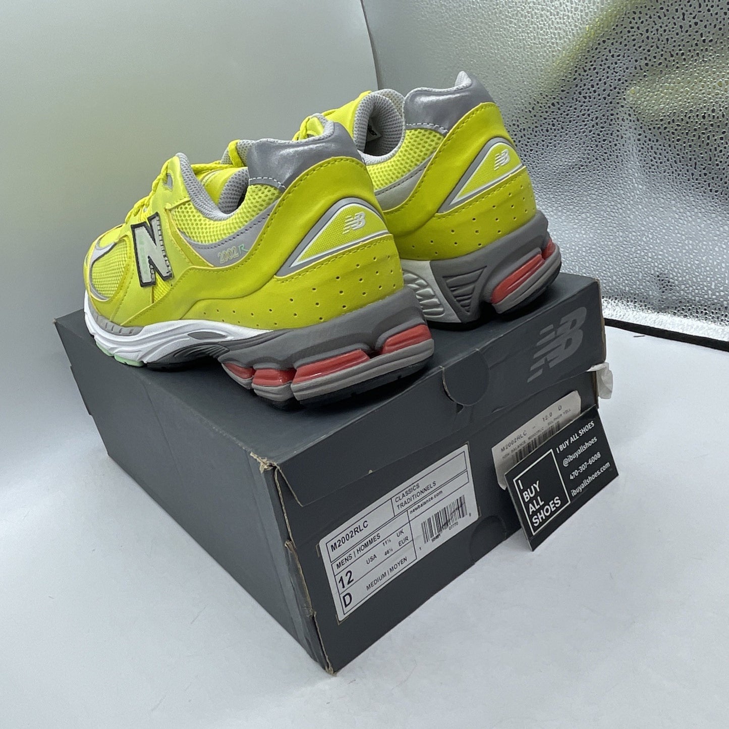 Size 12 - New Balance 2002R Sulpher Yellow (M2002RLC)