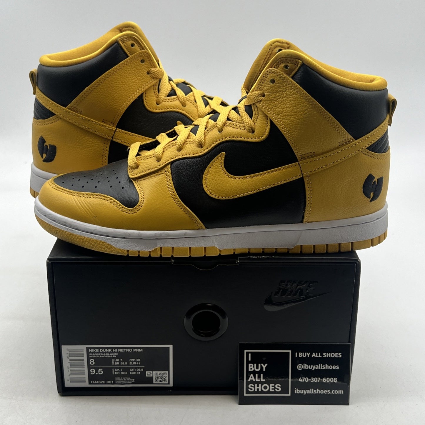 Size 8 - Nike Wu-Tang x Dunk Retro Premium 2024 High Yellow (HJ4320-001)