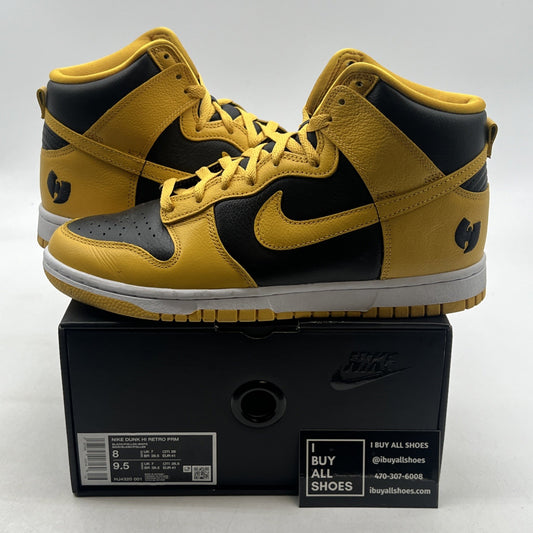 Size 8 - Nike Wu-Tang x Dunk Retro Premium 2024 High Yellow (HJ4320-001)