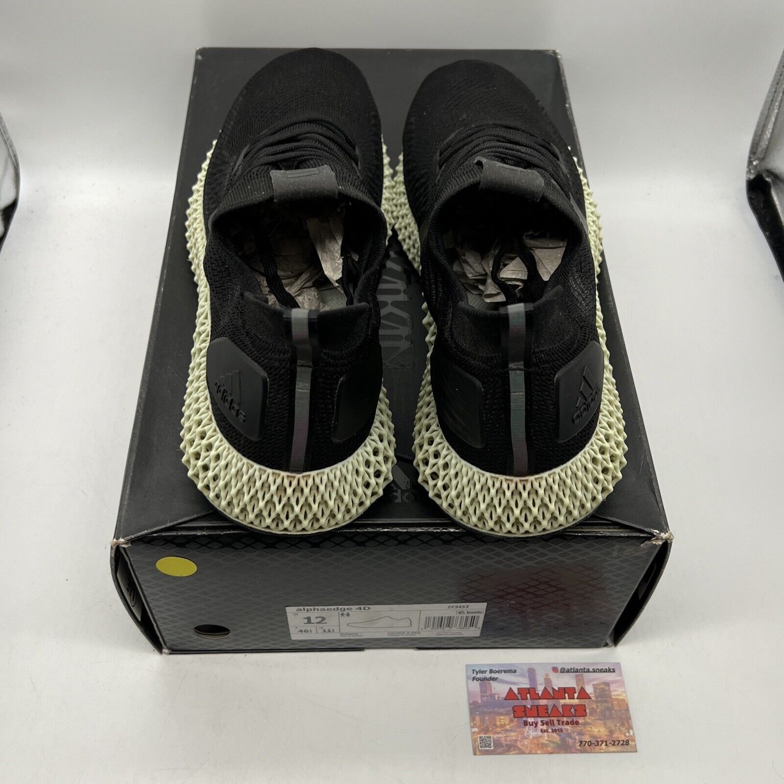 Size 12 - adidas AlphaEdge 4D Core Black (EF3453)