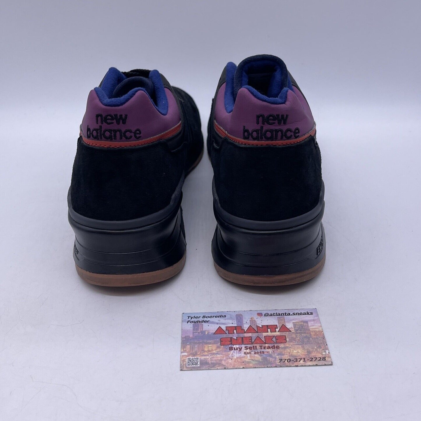 Size 12 - New Balance 997 Black Purple Suede Red Brown (M997CSS)
