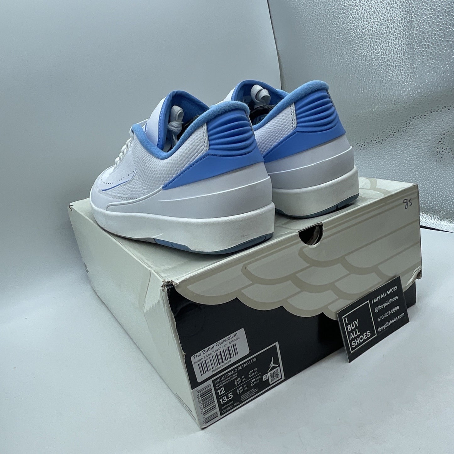 Size 12 - Air Jordan 2 Retro Low UNC (DV9956-104)