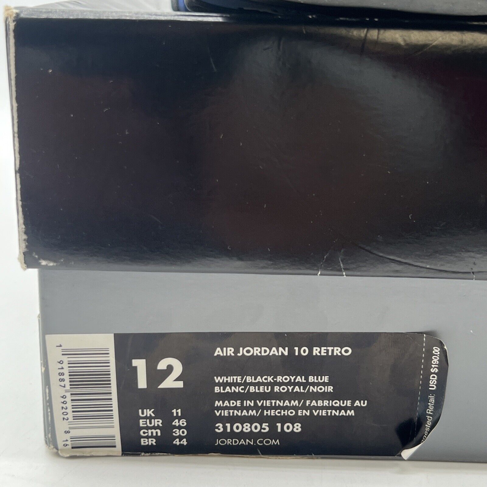 Size 12 - Air Jordan 10 Retro 2018 Orlando (310805-108)