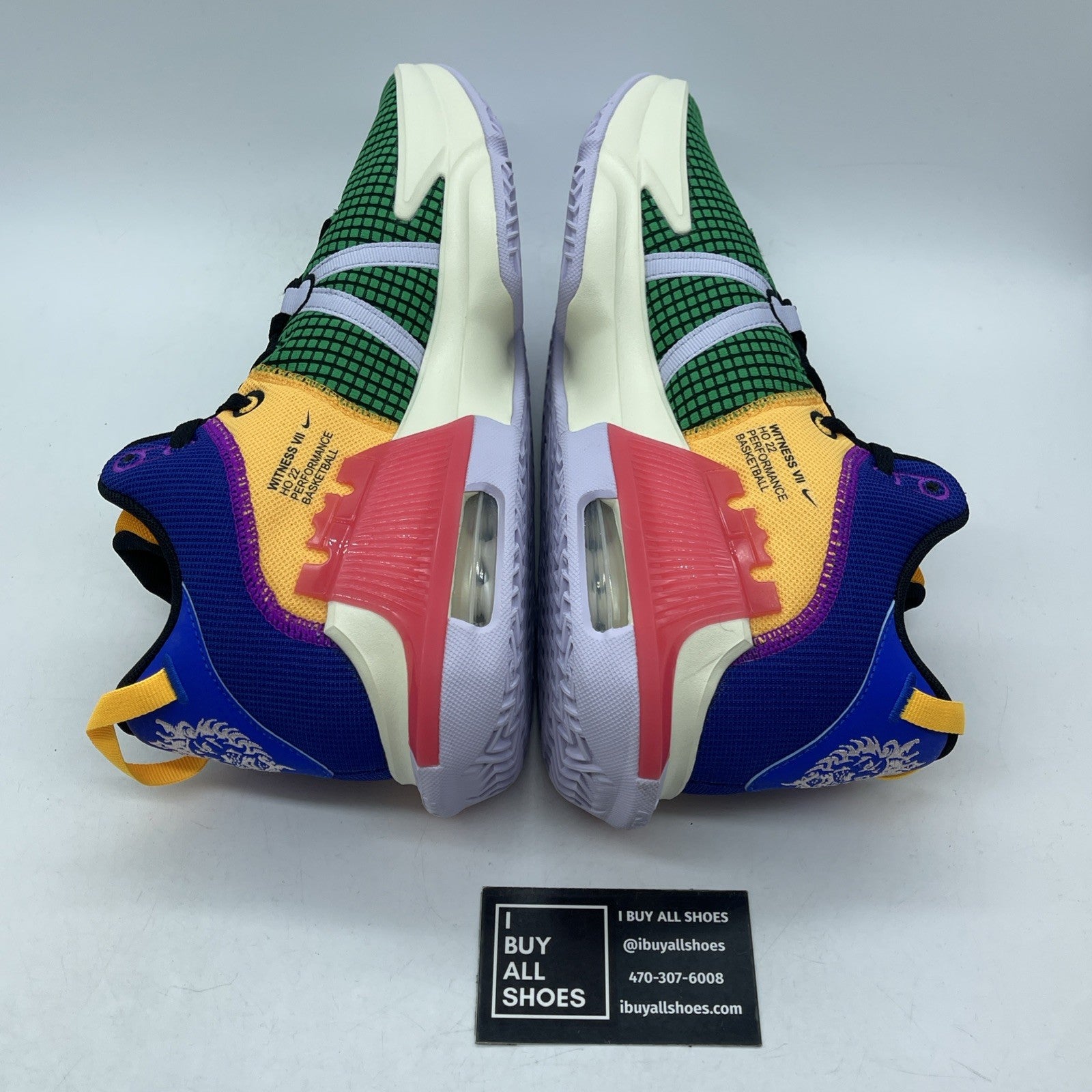 Size 11.5 - Nike LeBron Witness 7 Multi-Color Suede (DM1123-501)