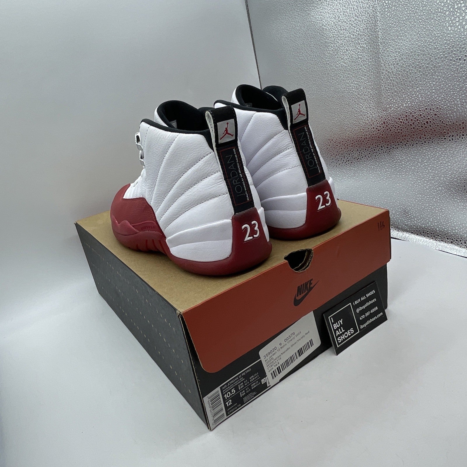 Size 10.5 - Air Jordan 12 Retro 2023 Mid Cherry (CT8013-116)