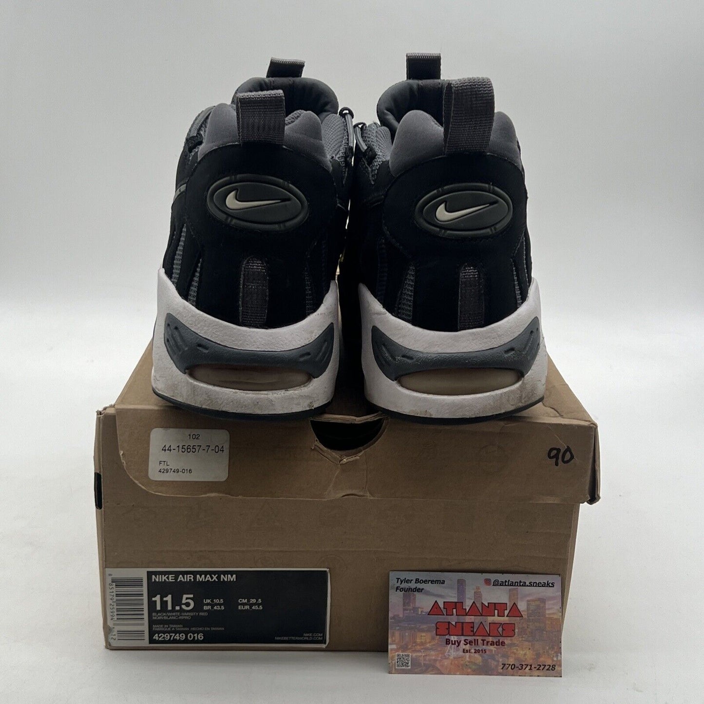 Size 11.5 - Nike Air Max Nm Black (429749-016)