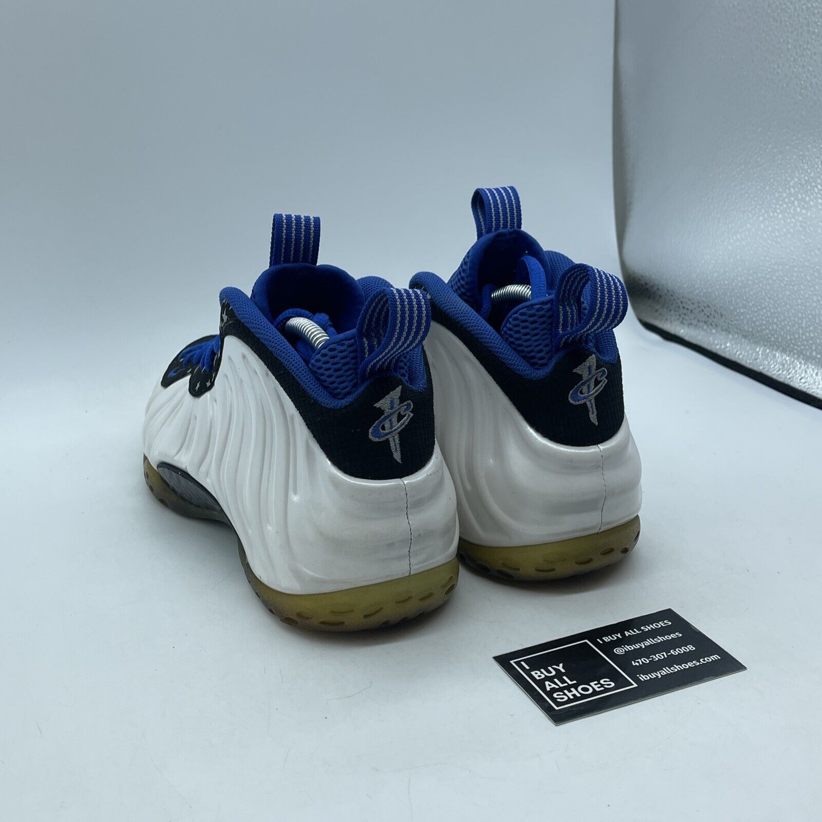 Size 8 - Nike Air Foamposite One Shooting Stars White Black (679085-101)
