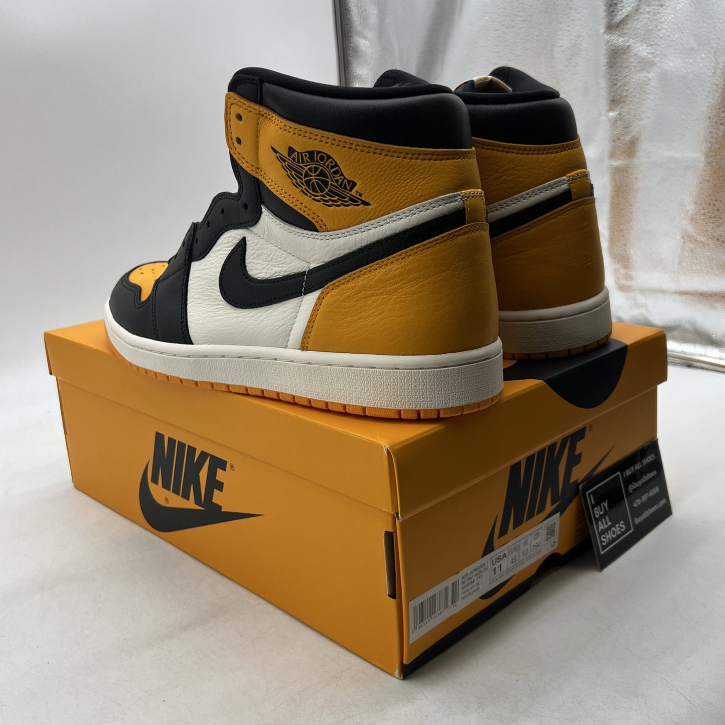 Size 11 - Air Jordan 1 Retro OG High Yellow Toe (555088-711)