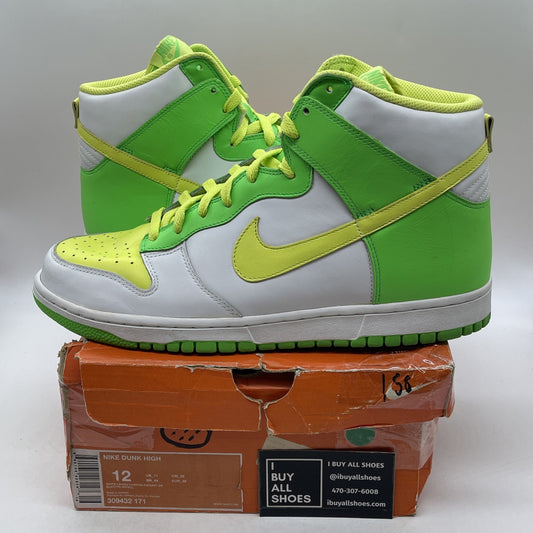 Size 12 - Nike Dunk Premium High White (309432-171)