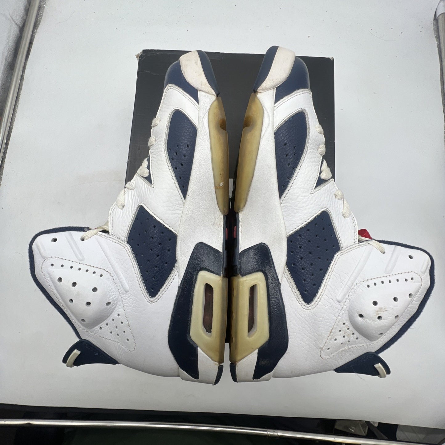 Size 10.5 - Air Jordan 6 Retro 2012 Olympic (384664-130)